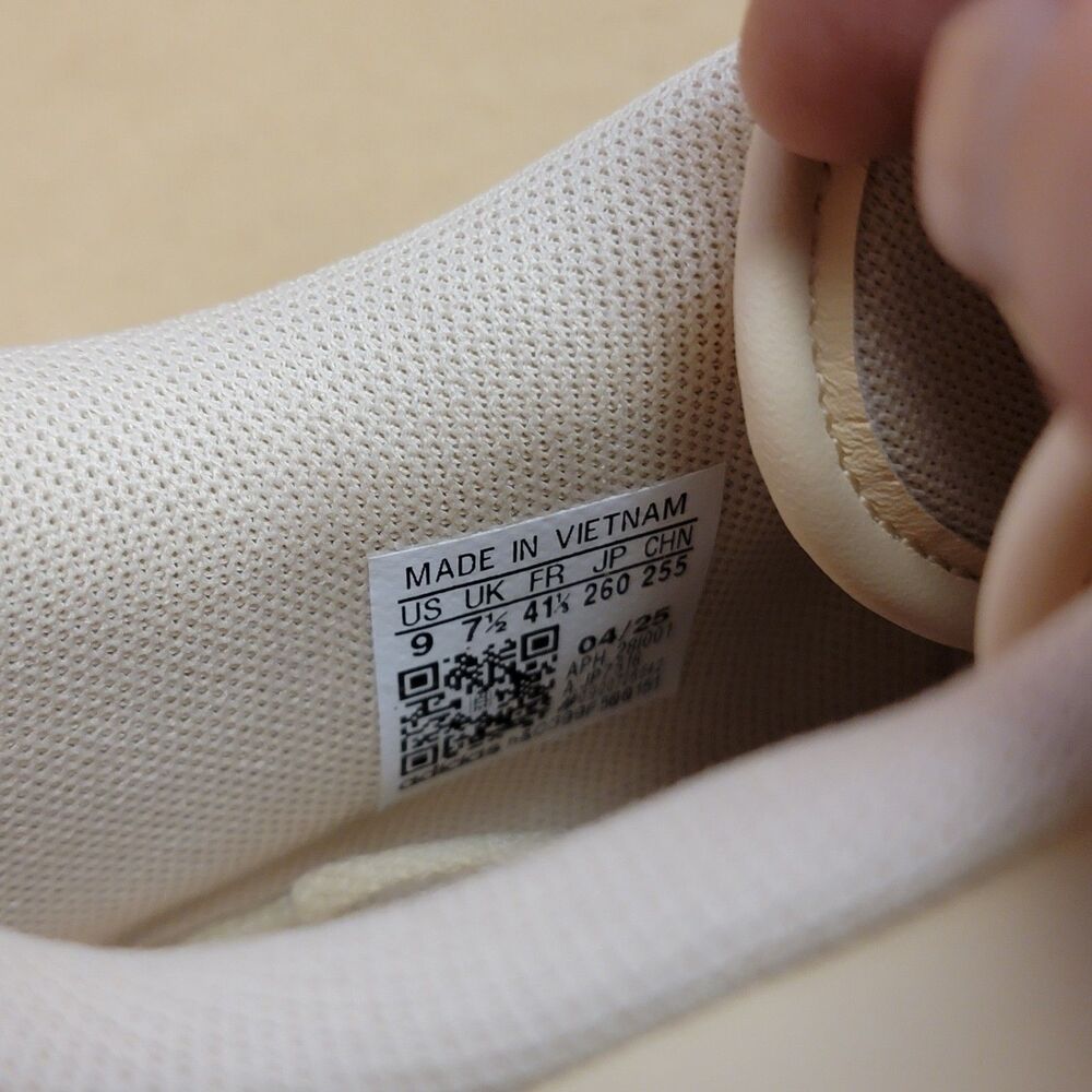 adidas Break Start Low Sneakers Bright Tan White Stripes Womens size 9 Shoes. - Picture 5 of 12